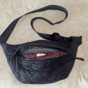 Vera Bradley Black Quilted Crossbody Bag